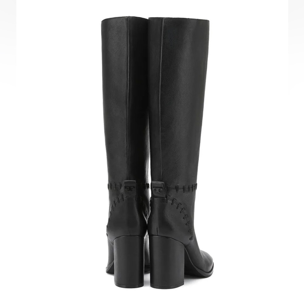 NIB Tory Burch Contraire 90mm Boot Golf Napa Black Size 10.5 Style 42750 - Picture 2 of 15